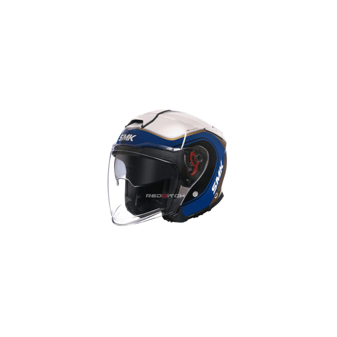SMK GTJ-S01 GLOSS WHITE BLUE GOLD