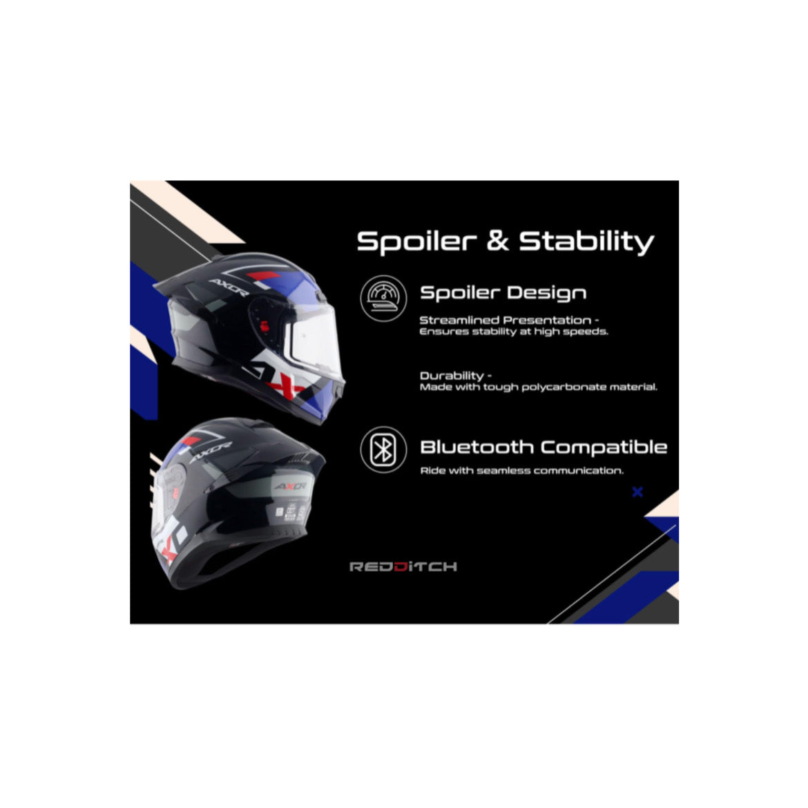 Axor saber x sport black m blue 4220