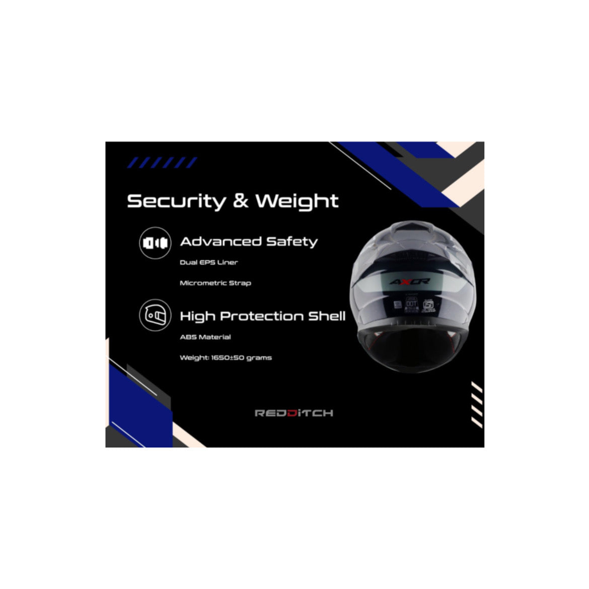 Axor saber x sport black m blue 4220