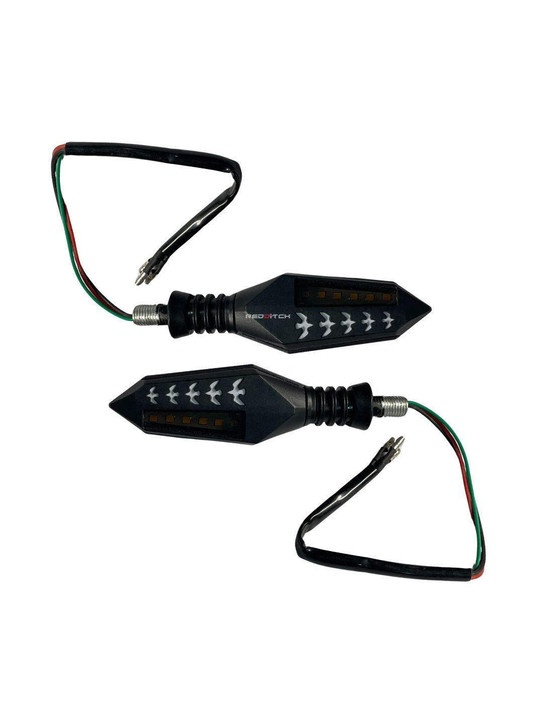 Bird Indicator, a uniquely designed motorcycle indicator with a sleek, bird-inspired shape, offering bright illumination and adding a distinctive style to your bike while enhancing safety.