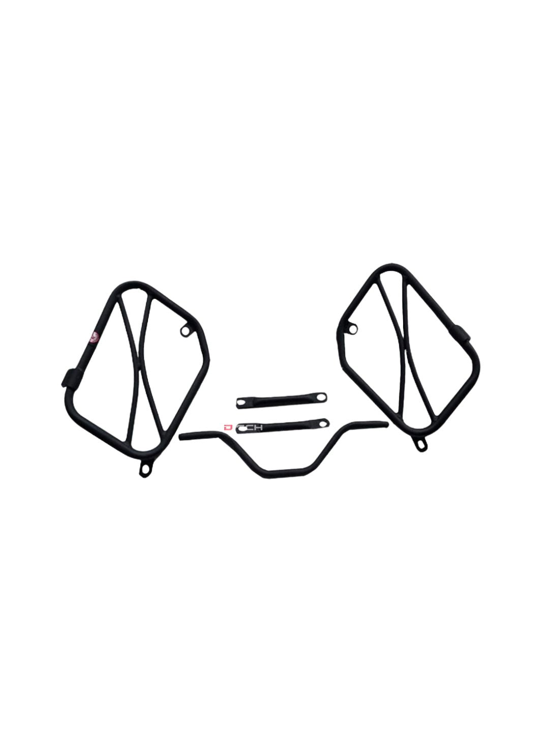 **KTM Adventure Exotic Saddle Stay**: Upgrade your KTM Adventure with the Exotic Saddle Stay, designed to provide additional stability and support for your bike's luggage. Built with high-quality materials, this saddle stay enhances the bike's load-bearing capacity, making it perfect for long rides and off-road adventures. Its sleek and durable design seamlessly integrates with the bike's overall look, ensuring both practicality and style on your journeys.