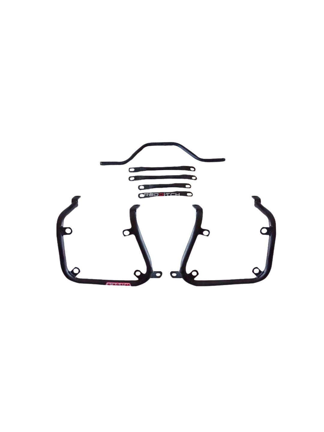 The **Yamaha MT-15 Saddle Stay Touring** provides support for luggage and saddlebags, enhancing stability and utility for long rides.