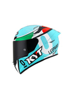 KYT TT COURSE LEOPARD REPLICA TRICOLORE (DELLAPORTA)