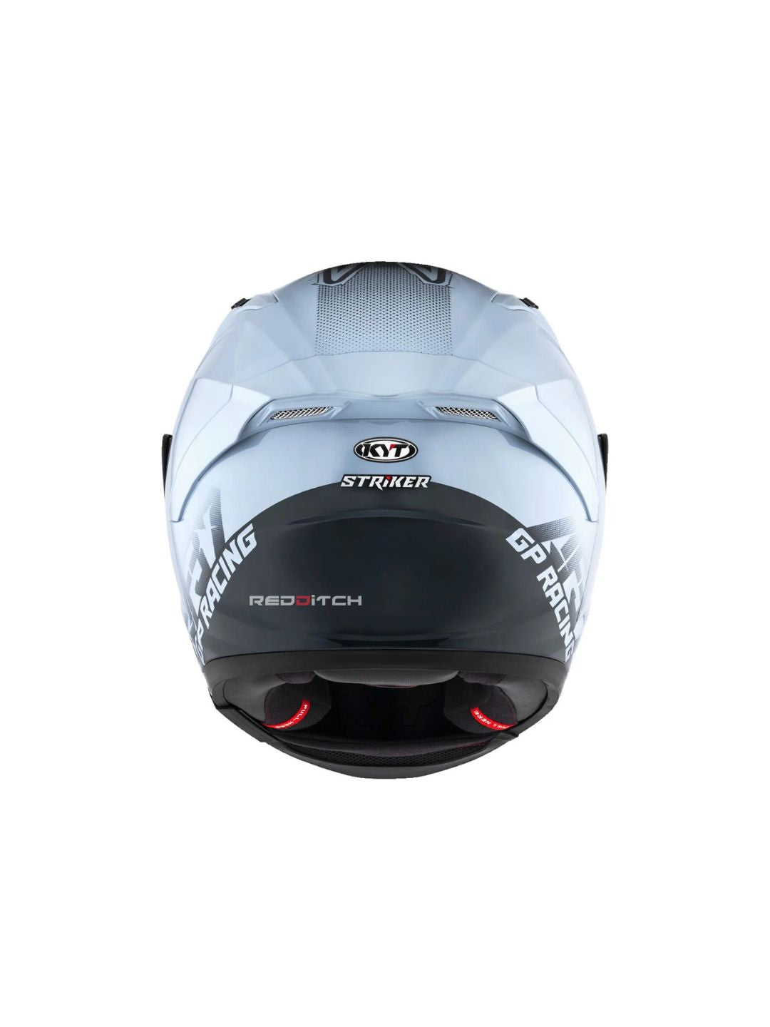 KYT Striker AF37 Rep Livery Sea Blue, a premium motorcycle helmet featuring a striking sea blue design, advanced safety features, and superior aerodynamics for top-notch protection and style on the road