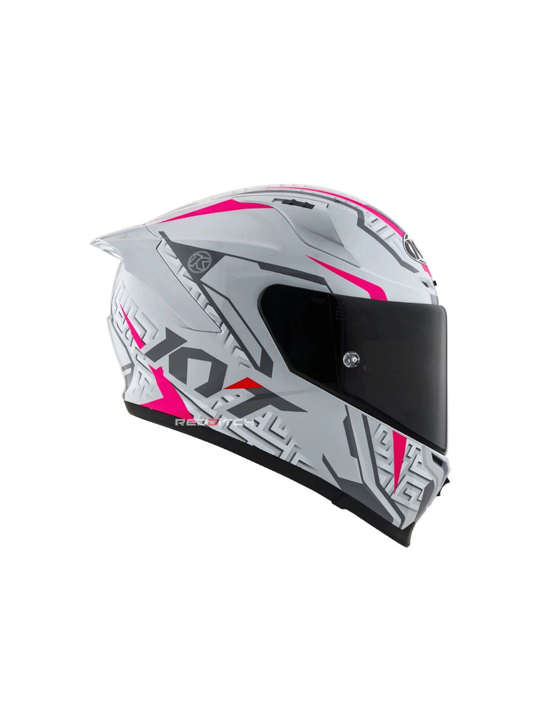 KYT Striker #02 Asphalt Grey/Fuxia, a high-performance motorcycle helmet featuring a bold asphalt grey and fuxia color combination, designed for optimal safety, comfort, and style for road and racing enthusiasts.