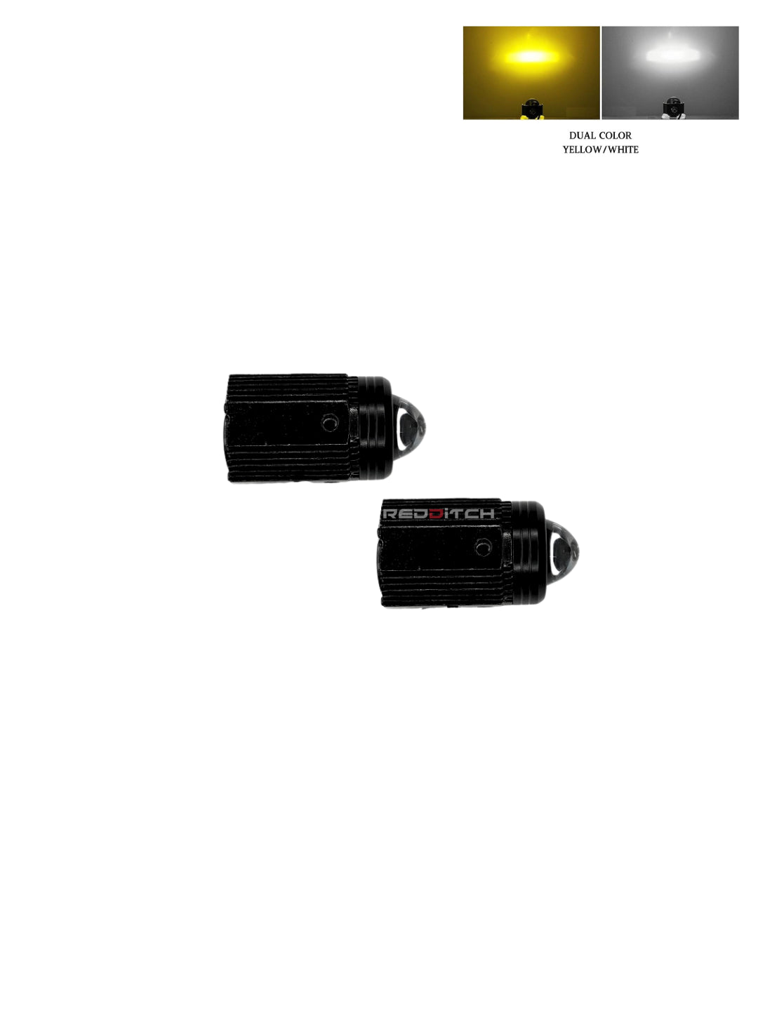 LGP Mini Drive Fog Lamp in white/yellow. Compact, bright, and perfect for enhancing visibility during night rides or foggy conditions. Durable and easy to mount