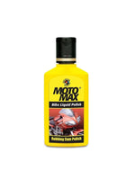 Motomax Liquid Polish (50ml), a premium product designed to restore shine and provide a smooth, glossy finish to your motorcycle, protecting the surface from dirt, dust, and UV damage.