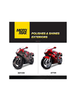 Motomax Liquid Polish (50ml), a premium product designed to restore shine and provide a smooth, glossy finish to your motorcycle, protecting the surface from dirt, dust, and UV damage.