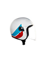 The Royal Enfield Hunter Copter Helmet in White combines safety with a sleek design. Its sturdy build, comfortable fit, and premium finish make it ideal for everyday rides.