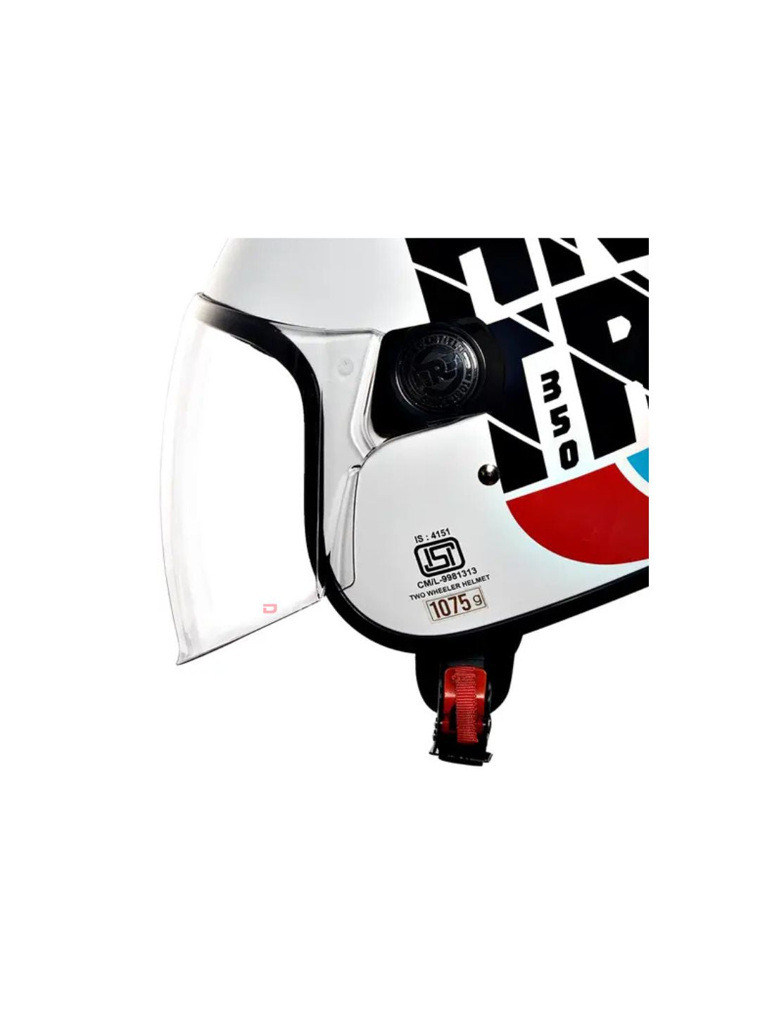 The Royal Enfield Hunter Copter Helmet in White combines safety with a sleek design. Its sturdy build, comfortable fit, and premium finish make it ideal for everyday rides.