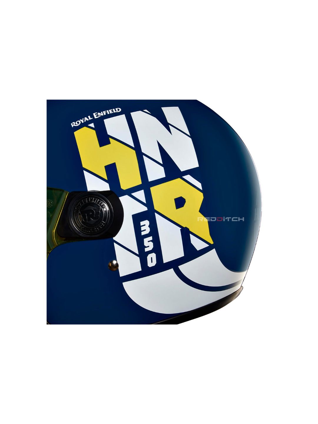 The Royal Enfield Hunter Copter Helmet in Lagoon Blue offers a stylish design with a comfortable fit. Its sturdy build ensures safety, while the sleek finish adds a premium touch. Perfect for daily rides.