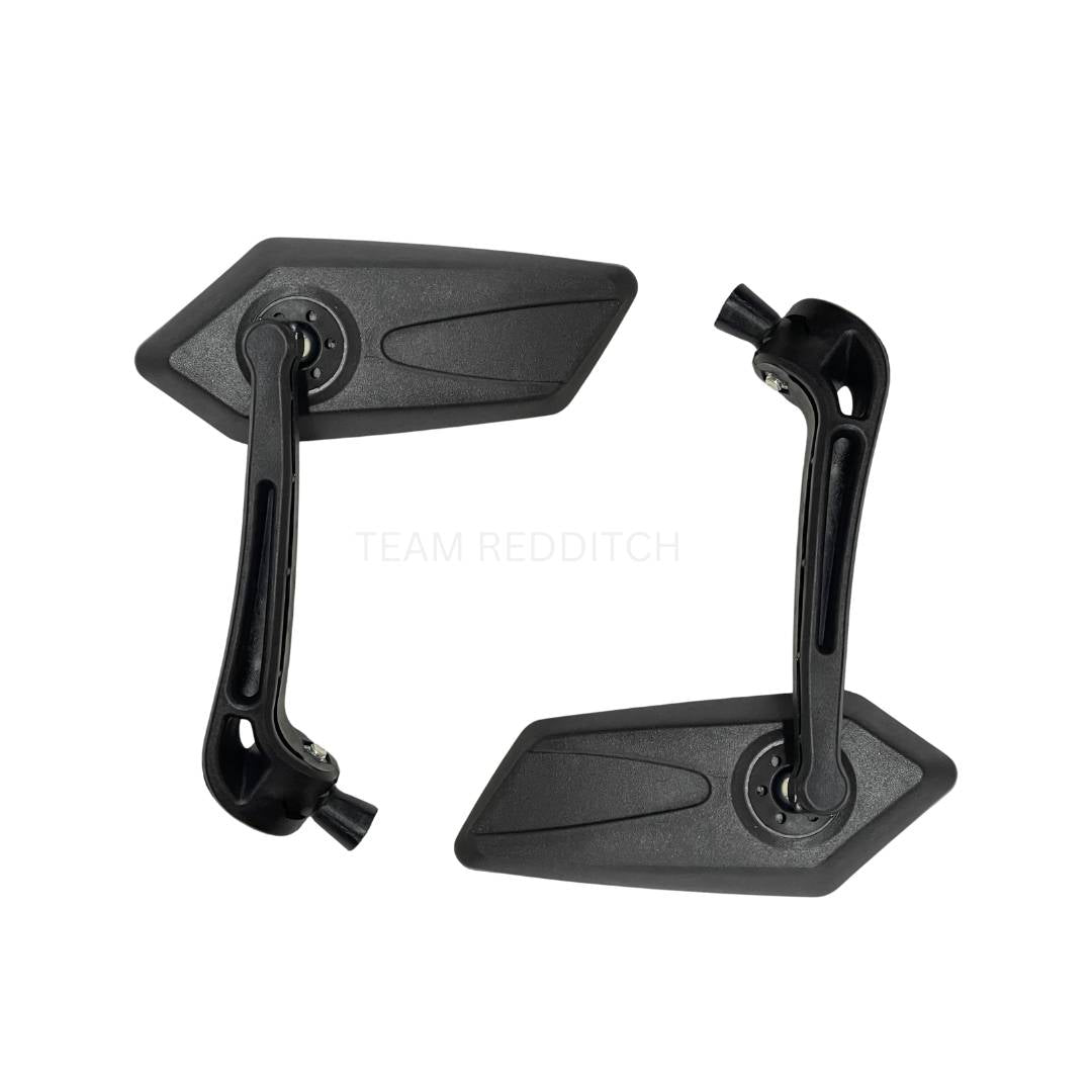 Koso mirror . In black colour .. diamond shape .. scooter mirror