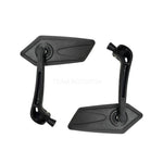 Koso mirror . In black colour .. diamond shape .. scooter mirror