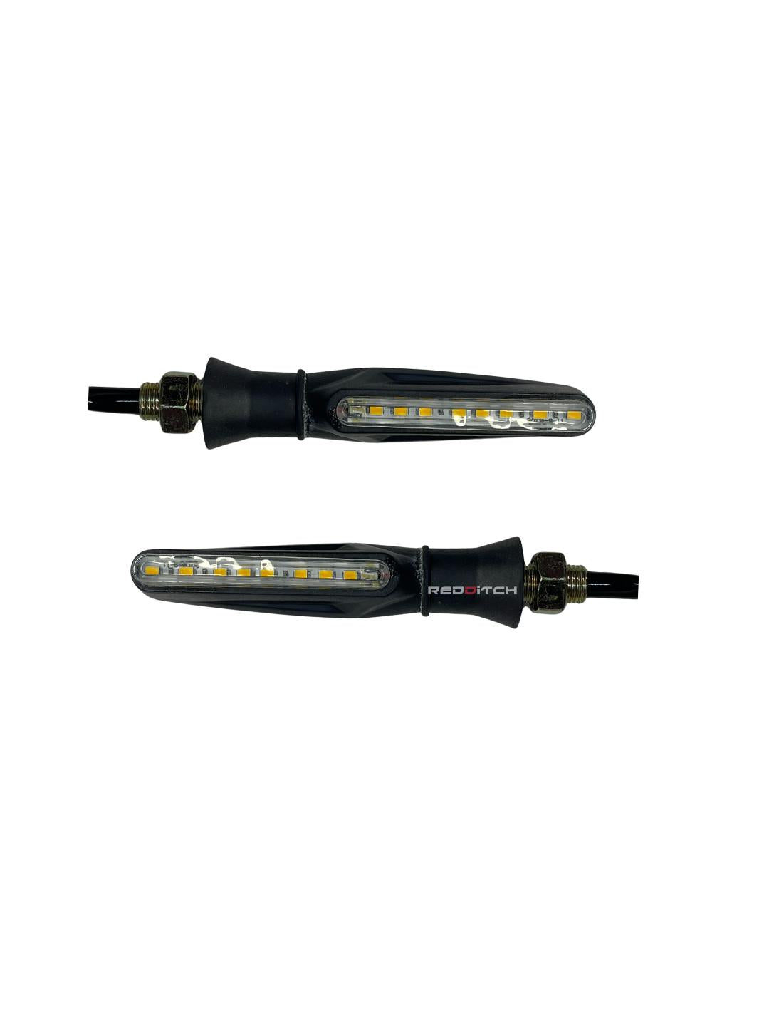 LIU HJG Strip Indicator with bright yellow illumination, designed for clear signaling, enhancing visibility and safety during indicator use.