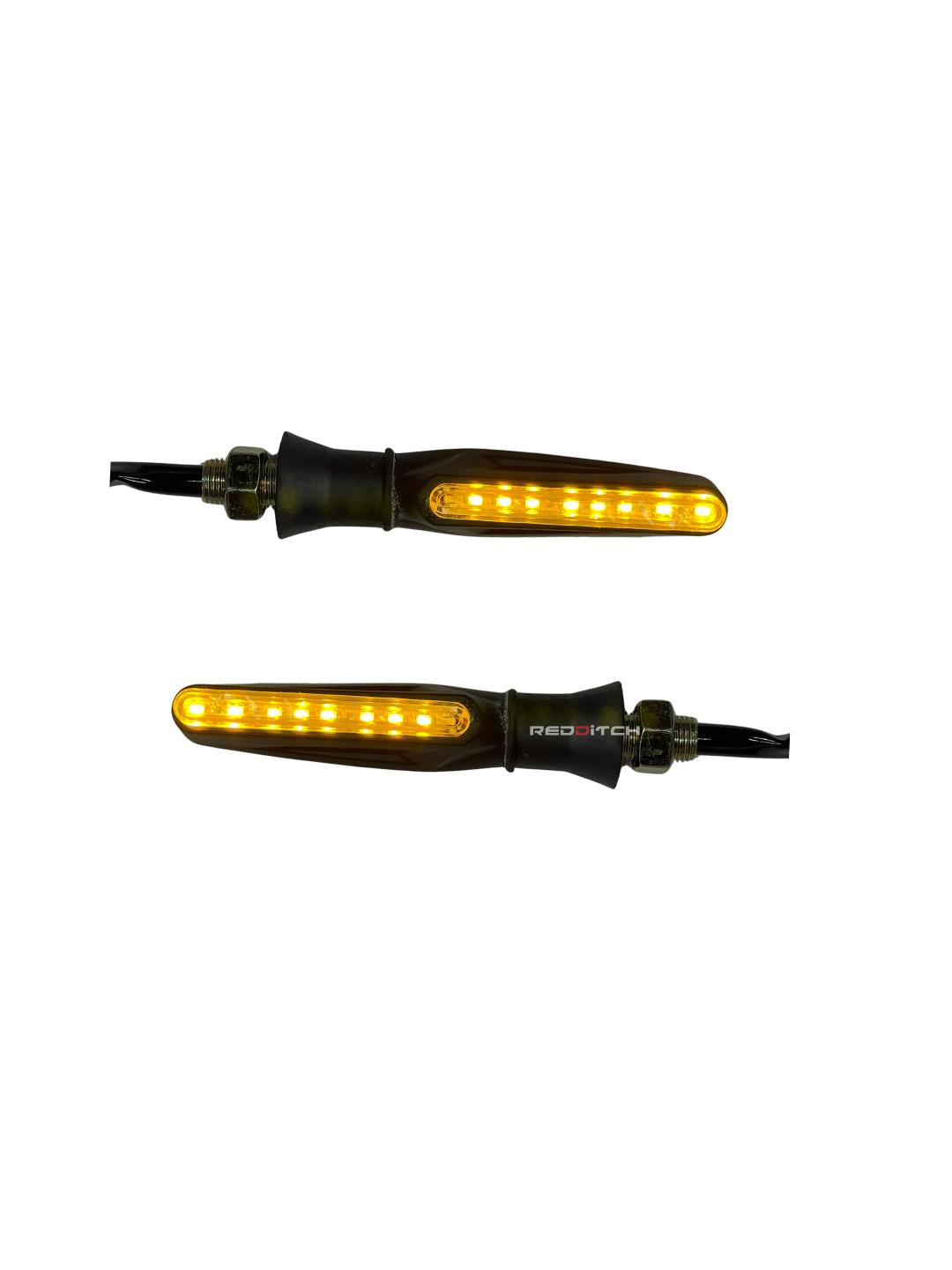 LIU HJG Strip Indicator with bright yellow illumination, designed for clear signaling, enhancing visibility and safety during indicator use.