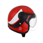 ROYAL ENFIELD HELMET DUAL WING 1901 RED