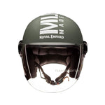 ROYAL ENFIELD HELMET OP MLG GREEN