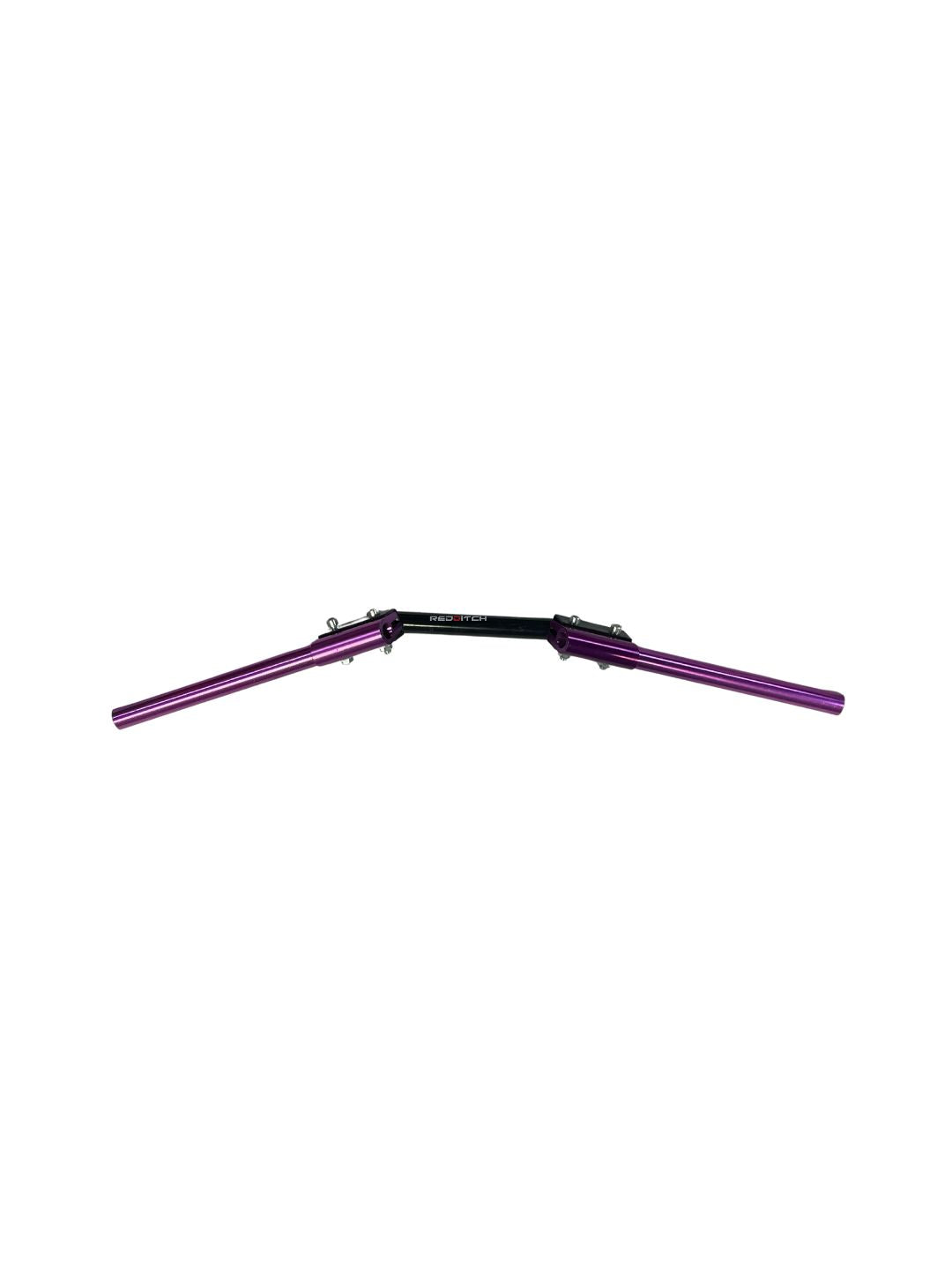 3 Piece Handle in purple color, designed for motorcycles, providing a sturdy, customizable handlebar setup that enhances grip, control, and comfort while adding a vibrant touch to your bike.