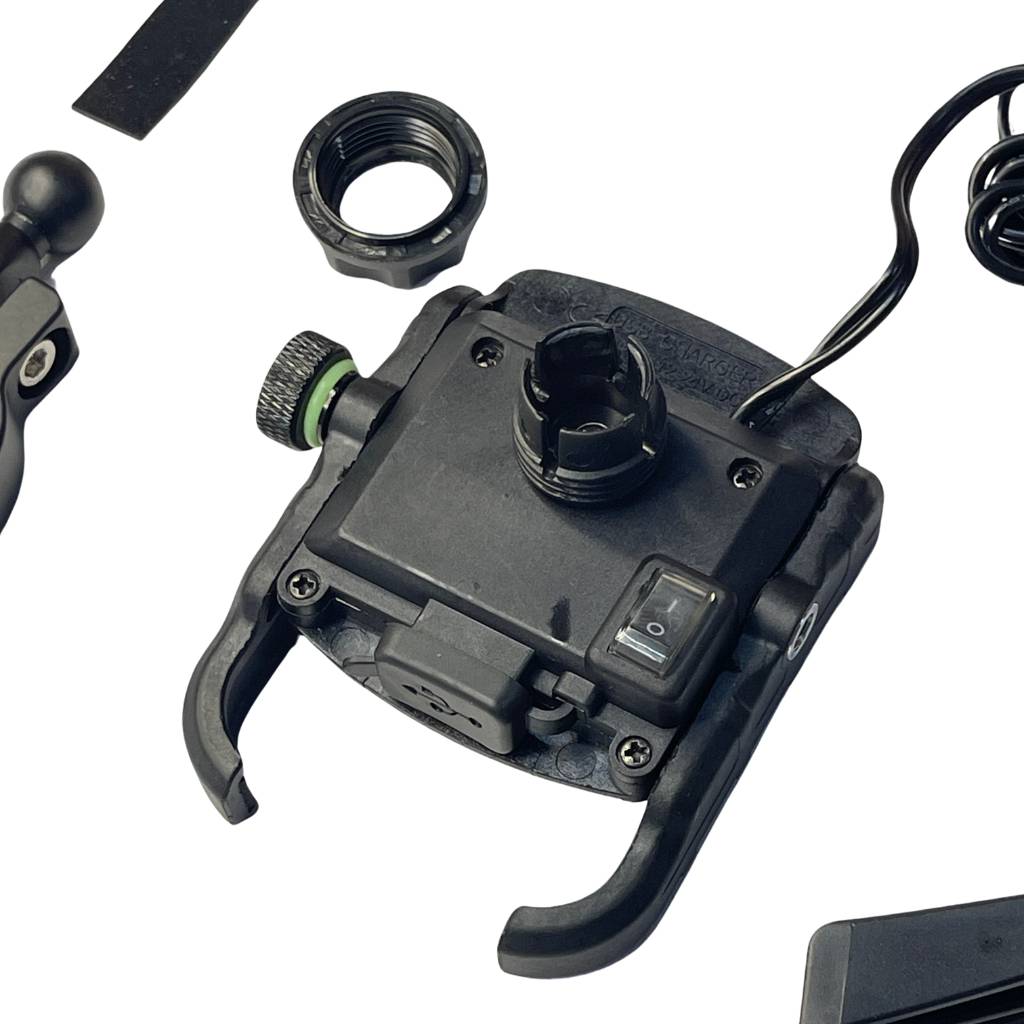 MOTO GENIUS M8 MOBILE HOLDER WITH FAST CHARGER