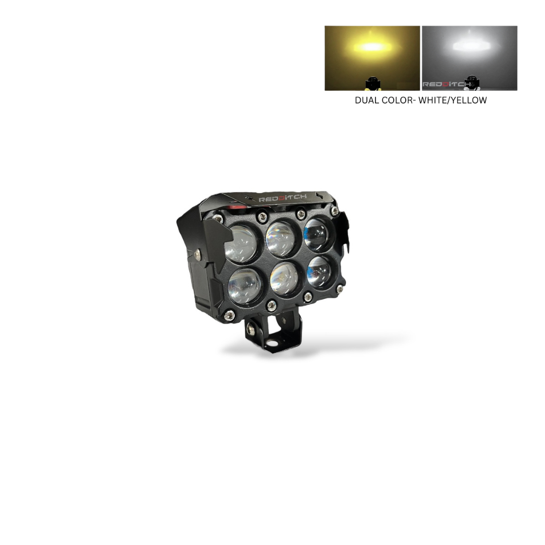 LIU HJG 6 LED FOG LIGHT WITH WHITE/YELLOW