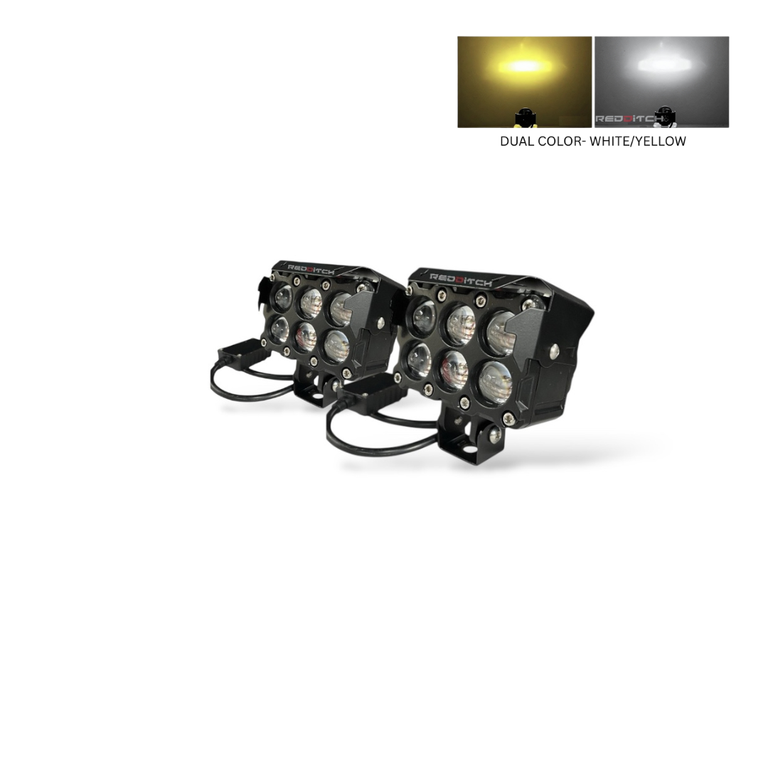 LIU HJG 6 LED FOG LIGHT WITH WHITE/YELLOW