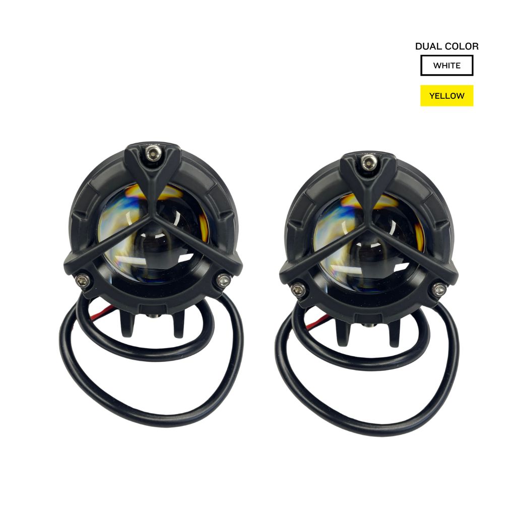 HJG HELICOPTER DUAL FOG LAMP (WHITE/YELLOW) - Team Redditch