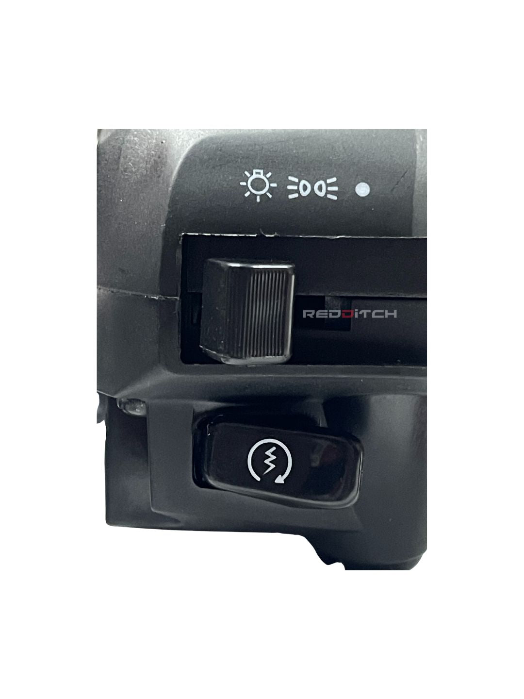 **ALT Text:** SWITCH MODULE RH (Part No: 560195/C) – Premium right-hand switch module for efficient motorcycle control and smooth operation. Built for durability and reliability. Available at the **best motor accessory shop in India**.