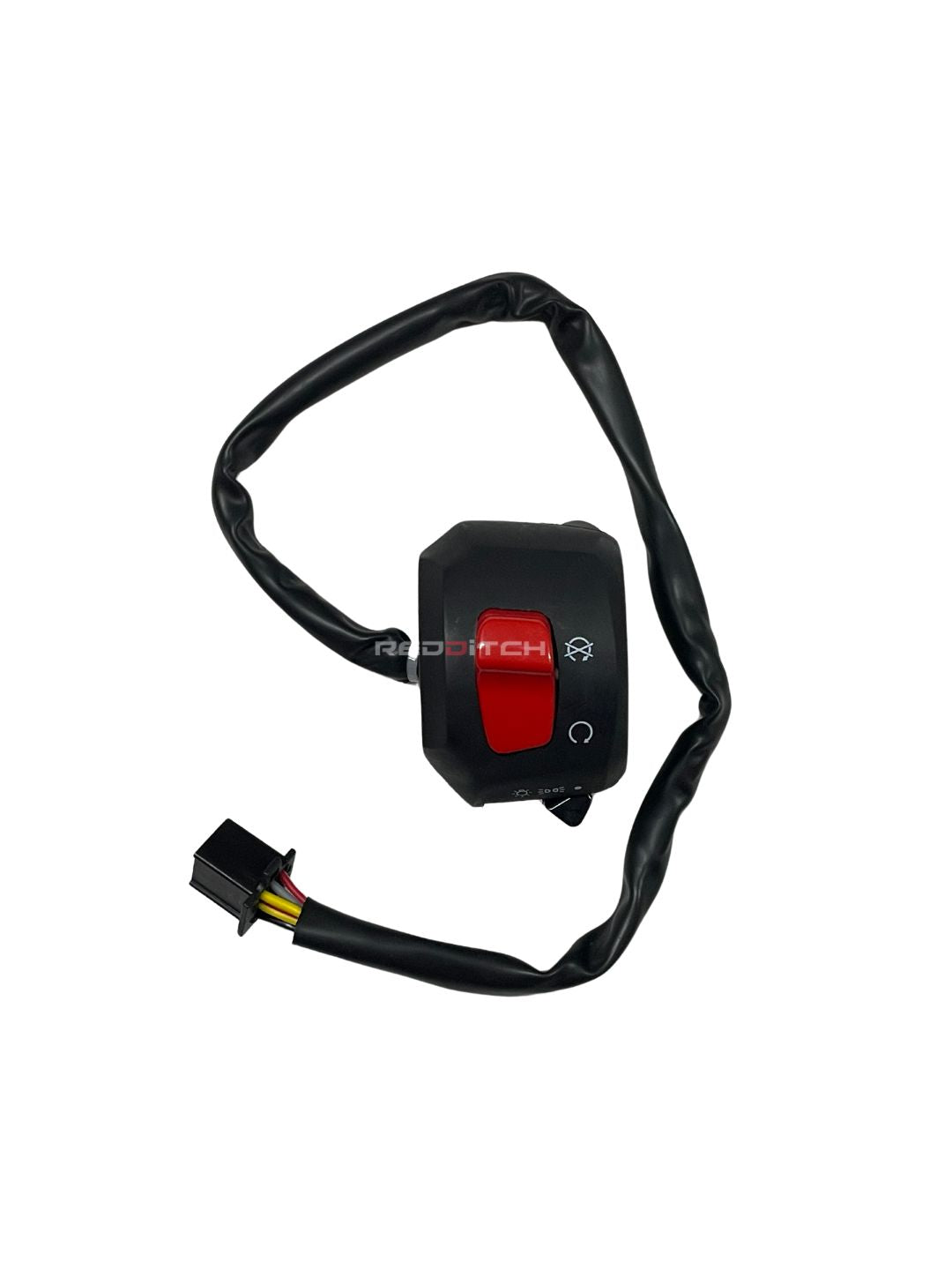 **ALT Text:** SWITCH MODULE RH (Part No: 146045/A) – High-quality right-hand switch module for precise motorcycle control and smooth functionality. Designed for durability and reliability. Available at the **best motor accessory shop in India**.