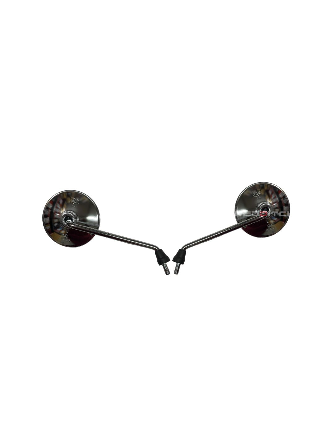 **ALT Text:** MIRROR SET ELECTRA 2004 (Part No: 597372) – Premium quality mirror set designed for Royal Enfield Electra 2004. Ensures clear visibility, durability, and a classic look. Available at the **best motor accessory shop in India**.
