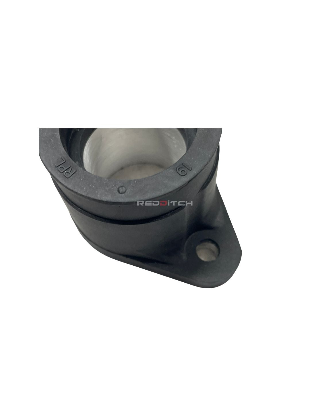 **ALT Text:** ADAPTOR - CARBURETOR (Part No: RLT00011/A) – Precision-engineered carburetor adaptor for optimal fuel flow and engine performance. Ensures durability and a perfect fit. Available at the **best motor accessory shop in India**.