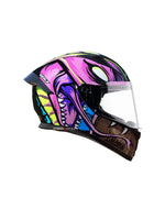 Vega Bolt Game Changer, a stylish and compact motorcycle helmet featuring bold graphics, advanced safety features, and superior comfort, perfect for daily rides and adventures