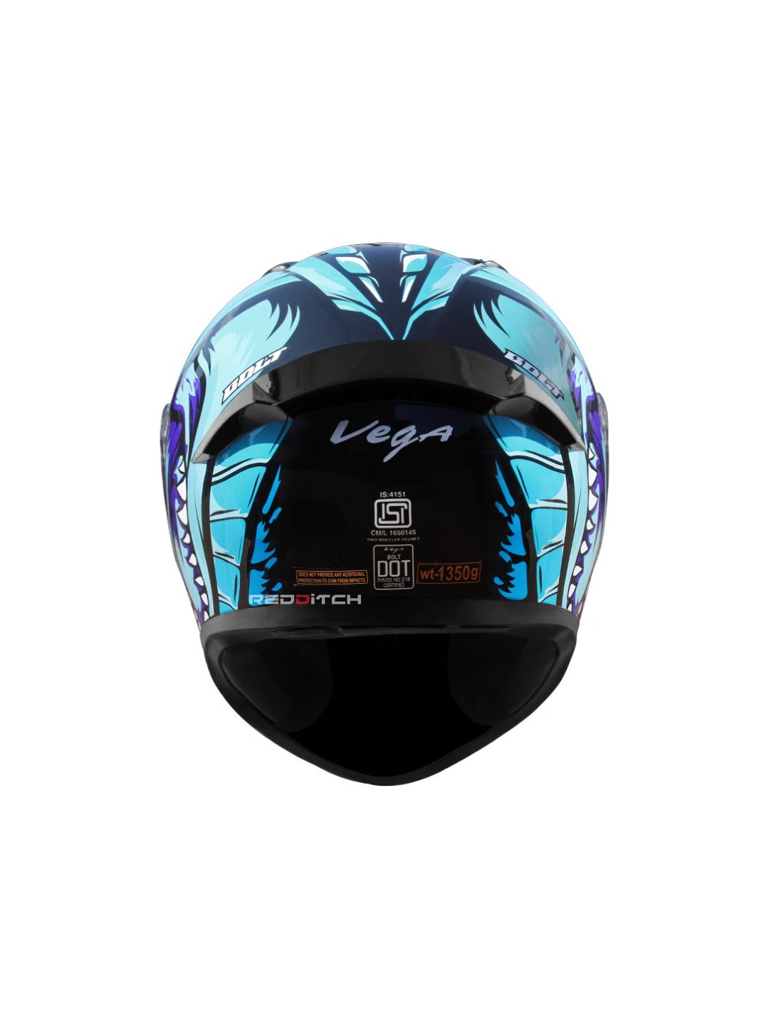 Vega Bolt Game Changer, a stylish and compact motorcycle helmet featuring bold graphics, advanced safety features, and superior comfort, perfect for daily rides and adventures