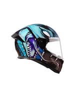 Vega Bolt Game Changer, a stylish and compact motorcycle helmet featuring bold graphics, advanced safety features, and superior comfort, perfect for daily rides and adventures