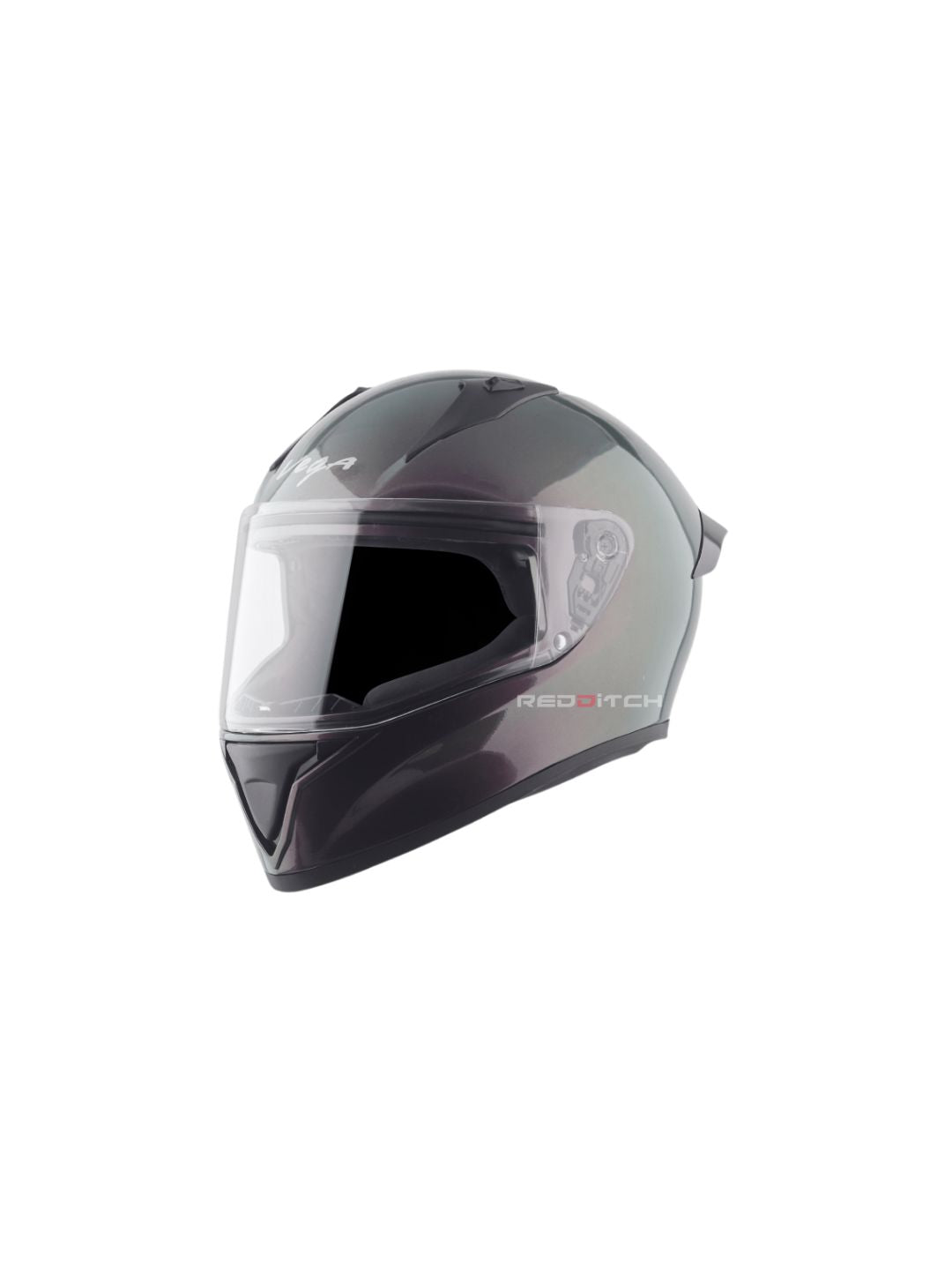 The VEGA Bolt DX Dual Tone Violet helmet features a striking violet and black design, offering both style and safety. Its comfortable interior padding ensures a snug fit, while its durable shell provides strong protection for every ride.