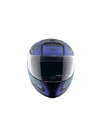 The VEGA Ranger DX Crew Dull Black with Matte Blue offers a sleek, stylish design combined with a comfortable fit. This helmet features durable construction, providing reliable protection with a modern look. Ideal for daily rides and long-distance journeys.
