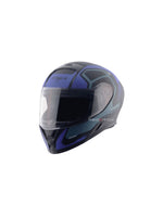 The VEGA Ranger DX Crew Dull Black with Matte Blue offers a sleek, stylish design combined with a comfortable fit. This helmet features durable construction, providing reliable protection with a modern look. Ideal for daily rides and long-distance journeys.