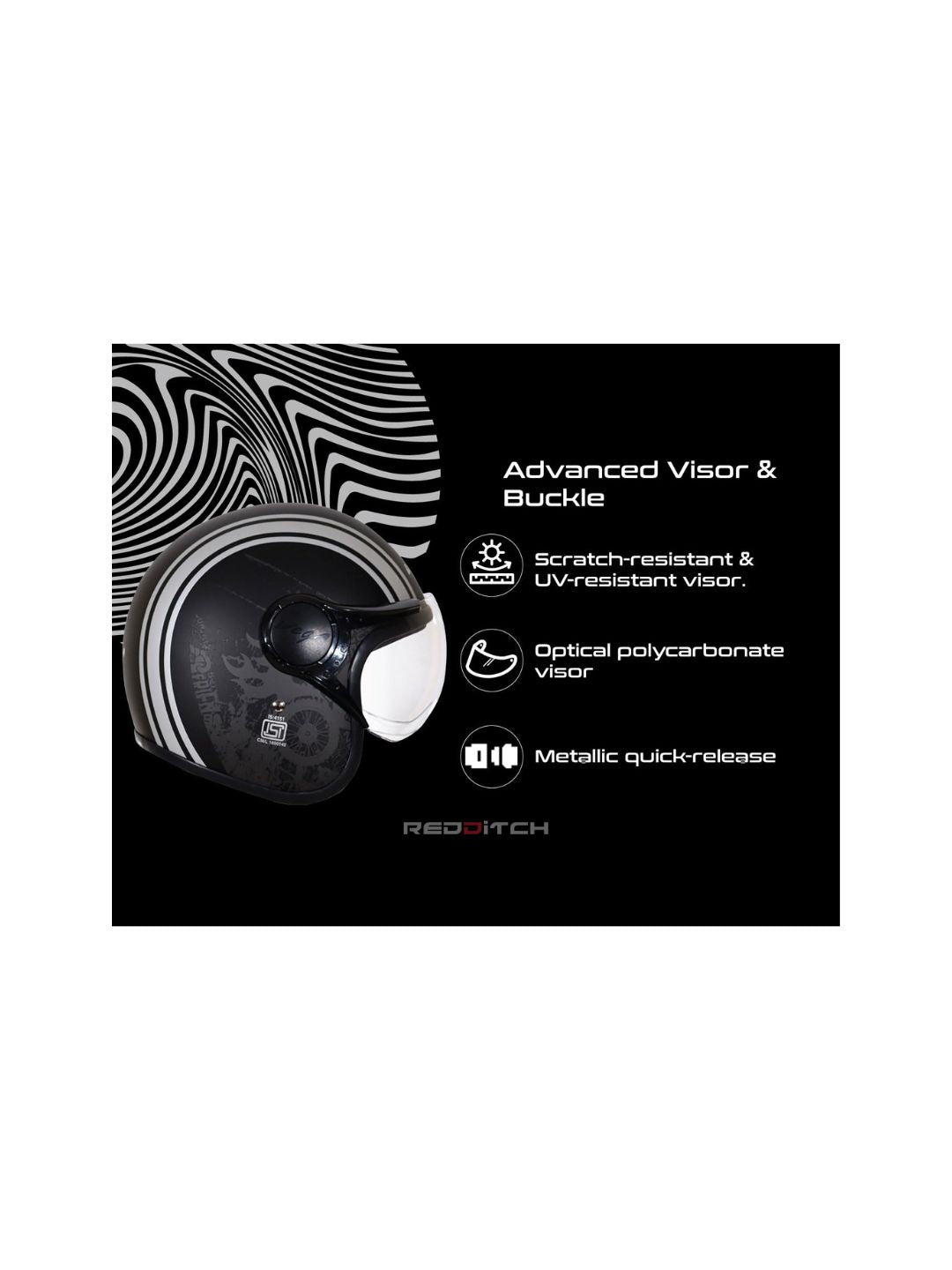 **Vega Jet DX Old School W/Visor Dull Black Silver** – A classic open-face helmet with a vintage touch. Designed with a durable high-impact shell, it offers a stylish dull black and silver finish, a wide visor for clear vision, and a comfortable fit for everyday riding.