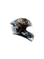 **Vega Bolt DX Crown Men Black M Blue** – A rugged full-face helmet with a bold black and blue design. Ensures superior protection, comfort, and aerodynamic styling for an enhanced riding experience.