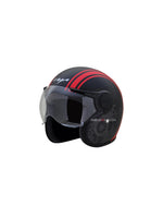 The VEGA JET DX Old School Black Red helmet blends retro charm with modern functionality. Its open-face design and dual-tone finish deliver style, while the cushioned interior ensures comfort for your rides.
