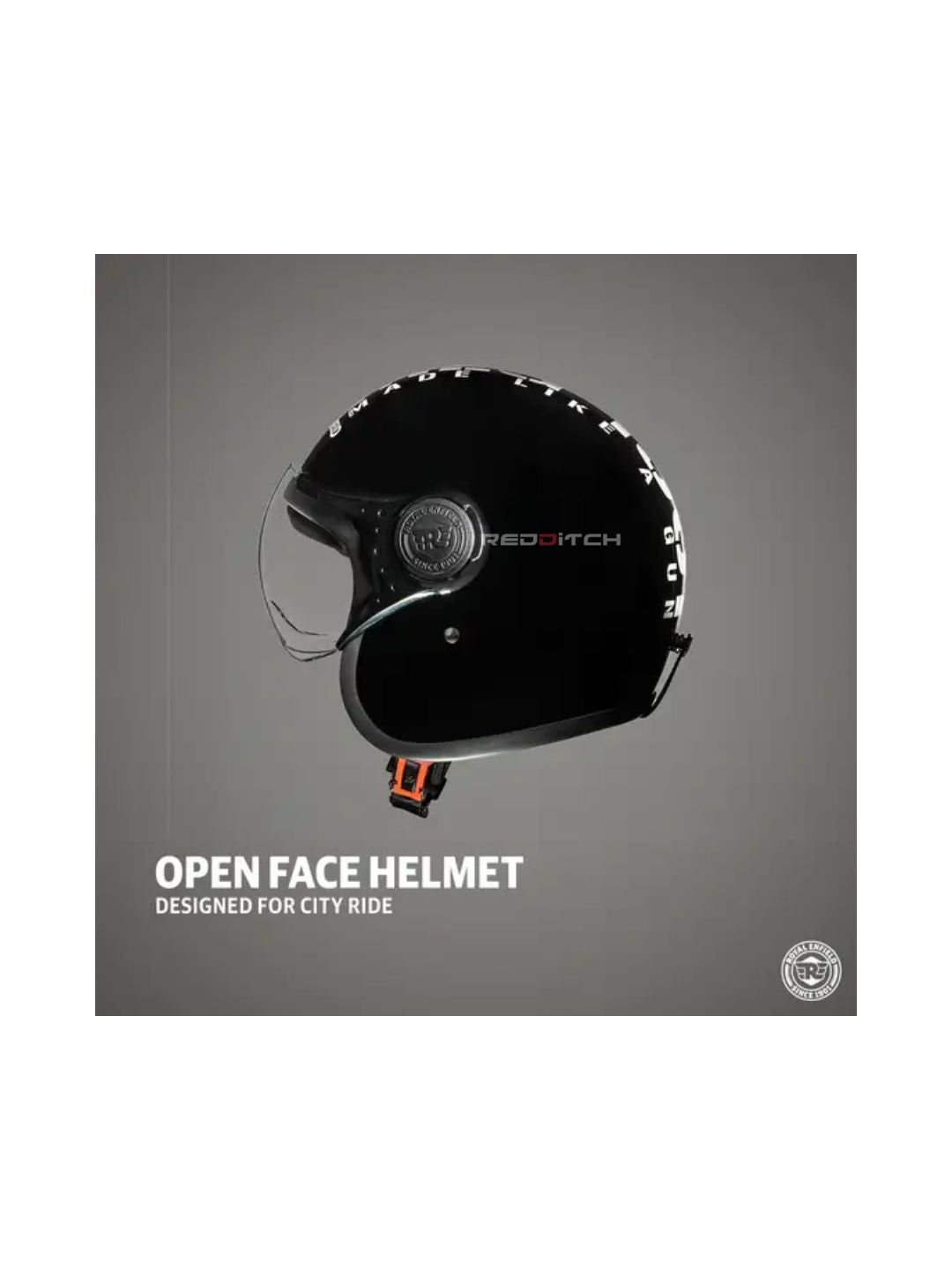 The Royal Enfield HESS22002 OP MLG Gloss Black helmet combines premium safety features with a sleek, glossy black finish. Designed for comfort and durability, it’s perfect for riders seeking style and protection on every journey.