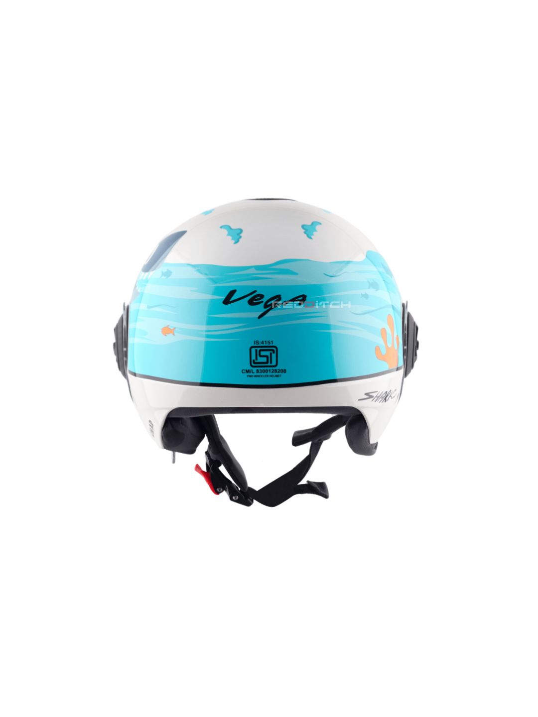 The Vega Chap DX Shark helmet combines safety with bold design. Its aerodynamic shell, efficient ventilation, and lightweight build ensure a comfortable and secure ride. The striking shark-inspired design adds a touch of uniqueness to your gear.