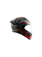 The Vega Bolt DX Martial Black Red helmet offers a stylish and sporty design with reliable protection. Its durable shell, snug fit, and efficient ventilation make it ideal for both city commutes and long rides. The black and red accents enhance its bold look.
