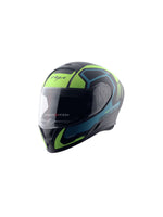 Vega Ranger DX Crew Black Neon Yellow Helmet offers a stylish design with durable protection for a safe and comfortable ride.