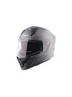 Vega Sonic DX Solid Dull Athena Grey Helmet combines sleek design with reliable safety and comfort for everyday rides.