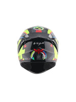 Vega Sonic DX Legend Black Neon Yellow Helmet offers a bold design with superior comfort and protection for riders.