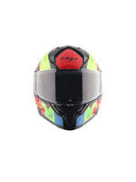 Vega Sonic DX Legend Black Neon Yellow Helmet offers a bold design with superior comfort and protection for riders.