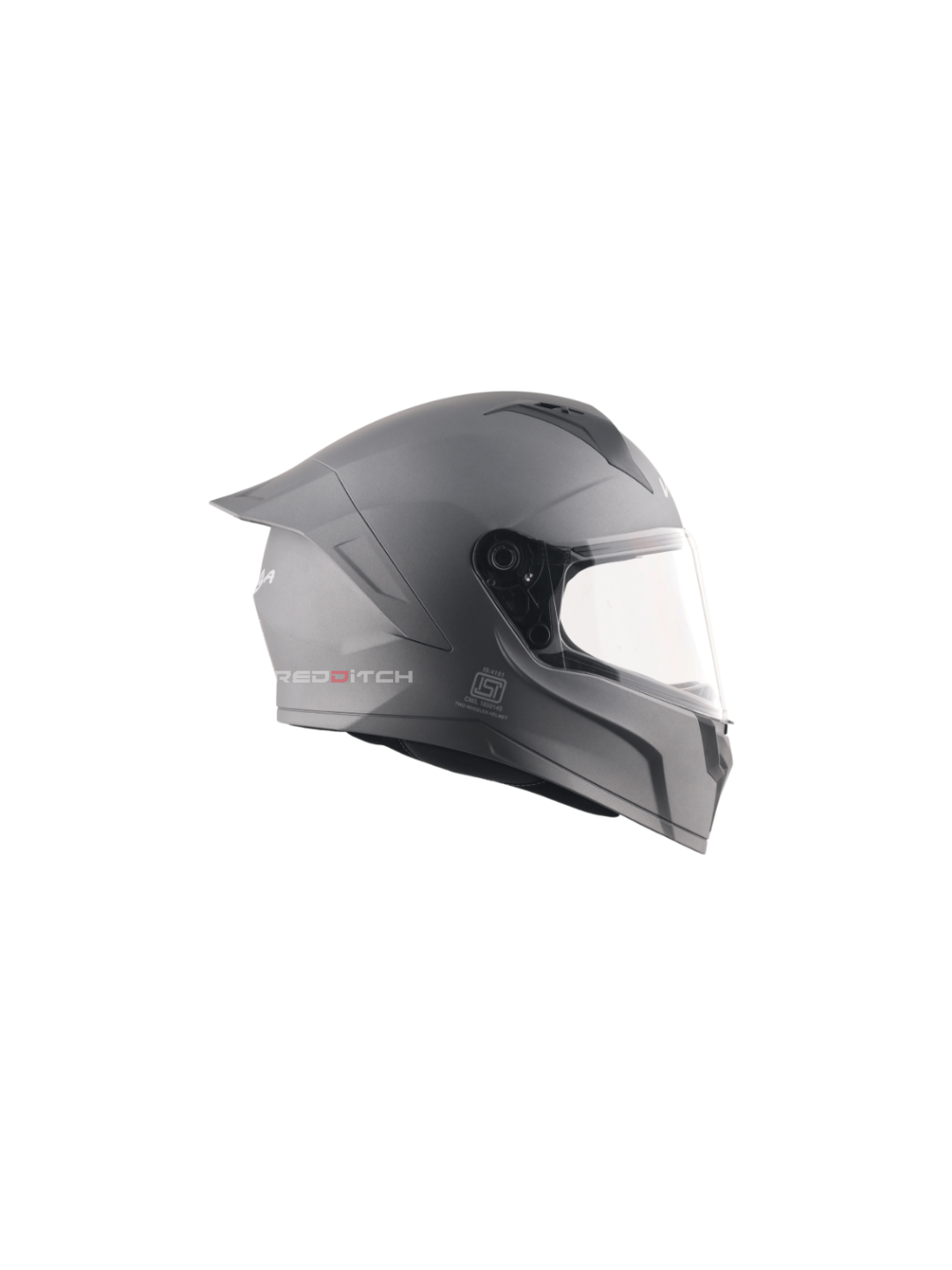Vega Sonic DX Solid Dull Athena Grey Helmet combines sleek design with reliable safety and comfort for everyday rides.