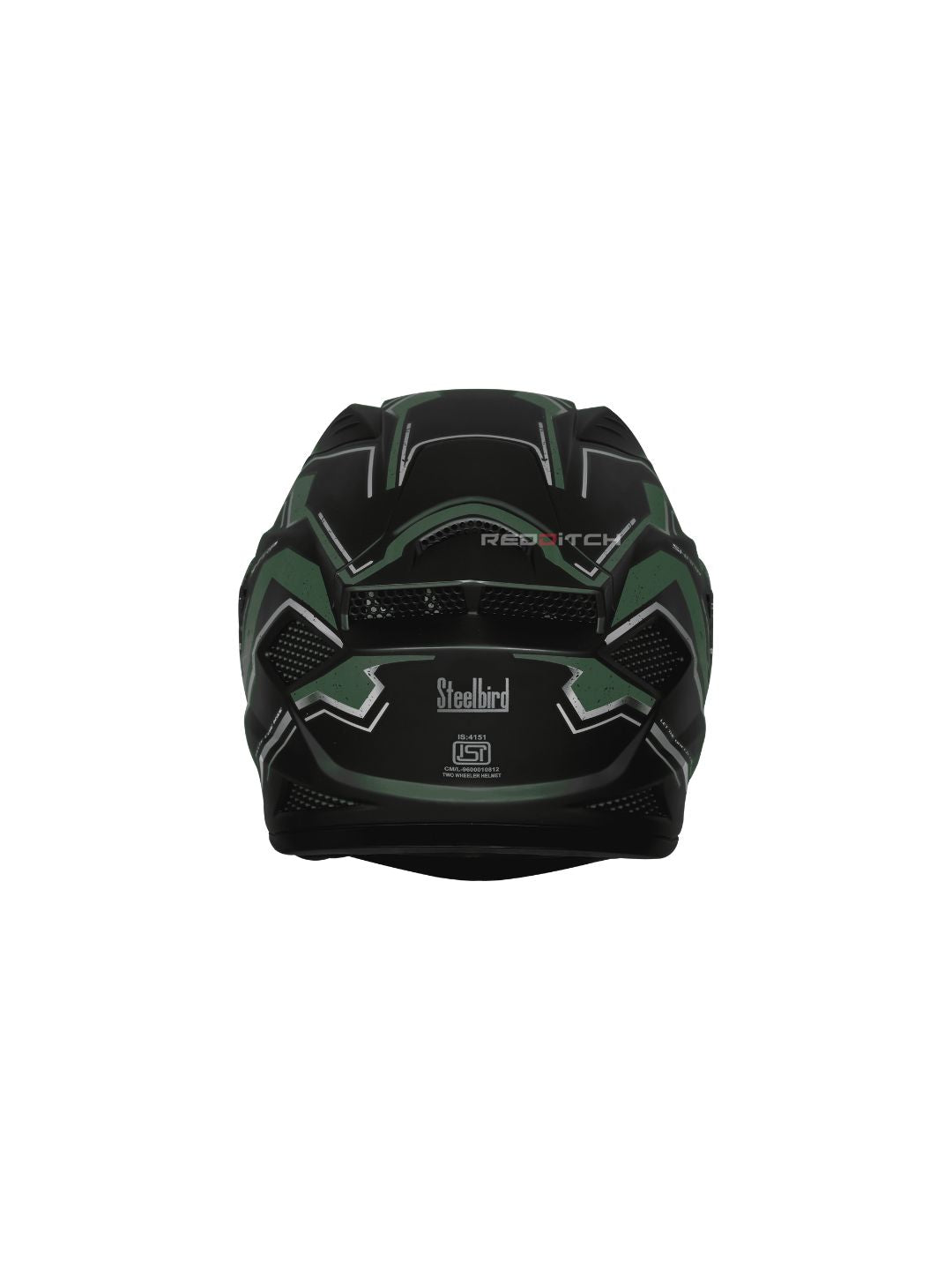 Steelbird SBH 25 Sharp Spirit Glossy Black/Green Helmet combines safety with a sleek design, offering comfort and durability for riders.
