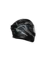Steelbird SBH 25 Sharp Spirit Glossy Black/Grey Helmet combines safety with a sleek design, offering comfort and durability for riders.