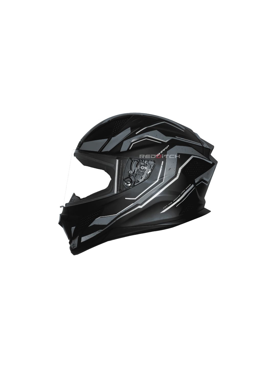 Steelbird SBH 25 Sharp Spirit Glossy Black/Grey Helmet combines safety with a sleek design, offering comfort and durability for riders.